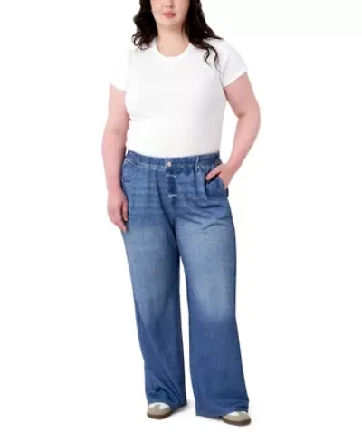 Denim Illusion Wide Leg