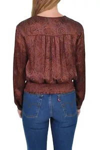 Paisley V-Neck Top