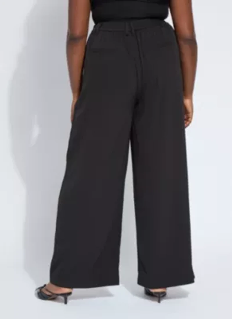 Darcy pleated Wide Leg trouser Curvy