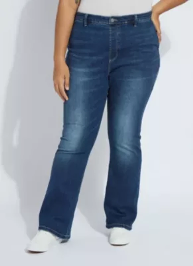 Estelle Everyday Flare Denim Curvy