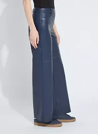 Cortina Hi Waist Wide Leg Vegan Leather
