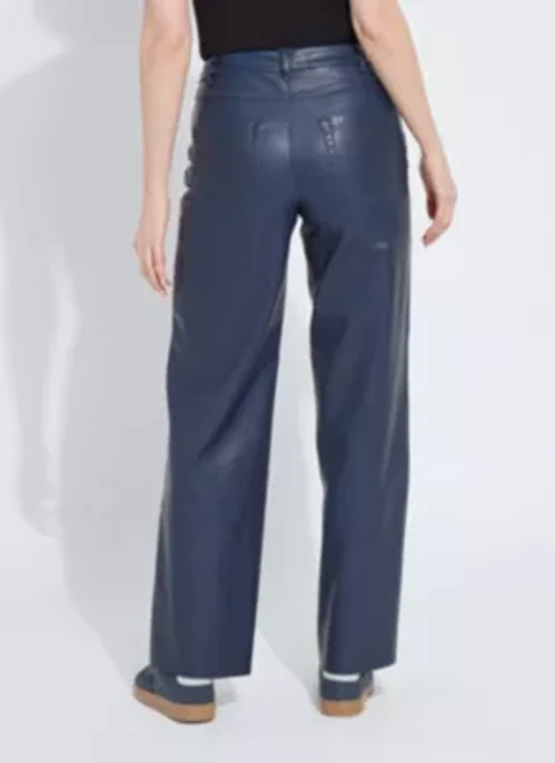 Cortina Hi Waist Wide Leg Vegan Leather
