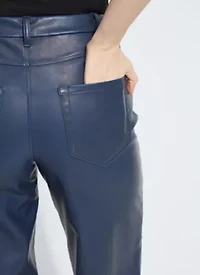 Cortina Hi Waist Wide Leg Vegan Leather