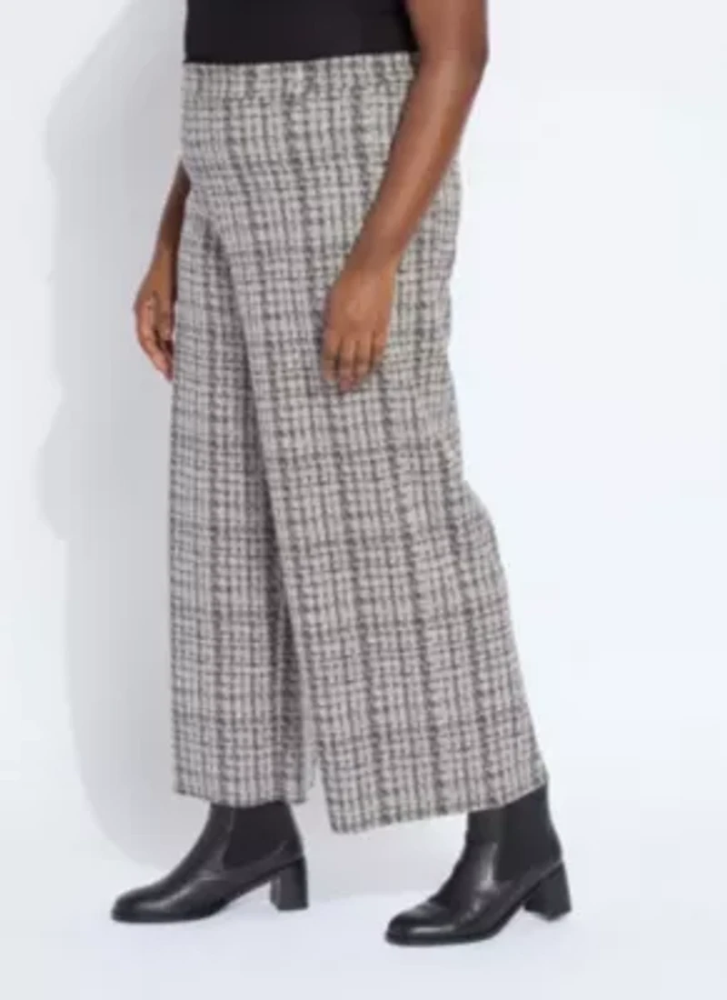 Erin Hi Waist Wide Leg Neoprene Curvy