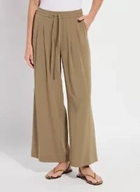 MAE PLEATED DRAWSTRING WIDE LEG