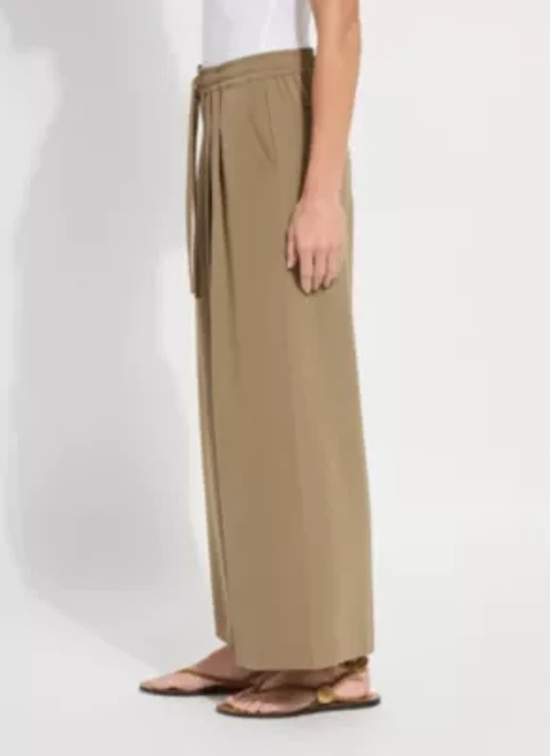 MAE PLEATED DRAWSTRING WIDE LEG