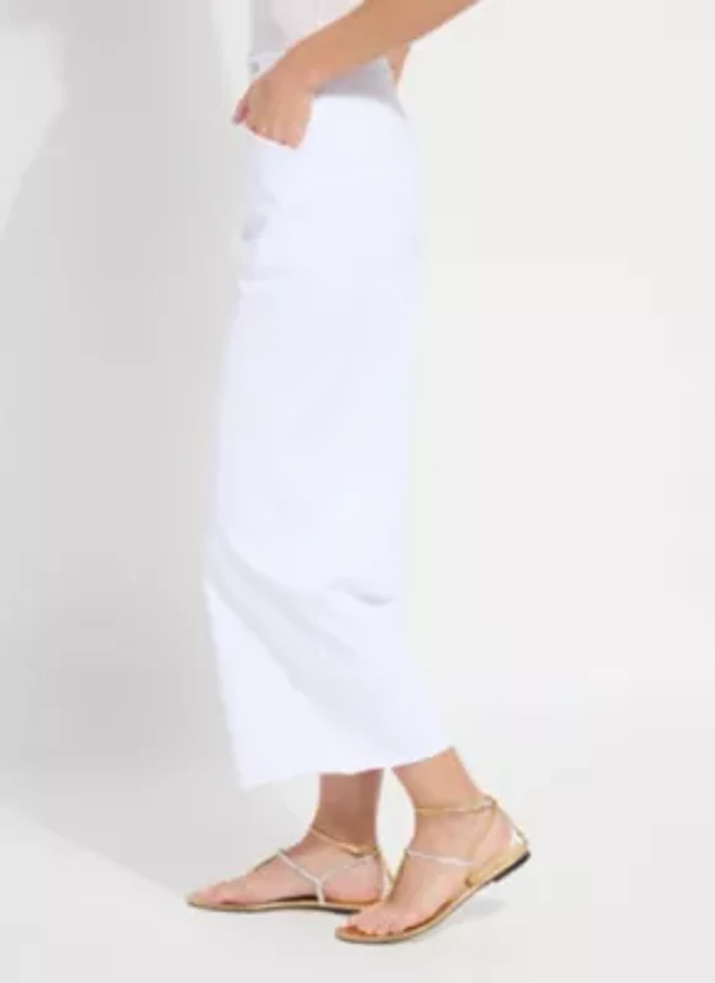 DION SAILOR CROP PALAZZO DENIM