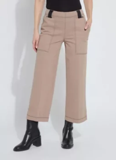 Valerie Wide Leg Crop Denim
