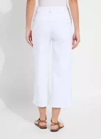 WILLA SCALLOP STUDDED CROP DENIM