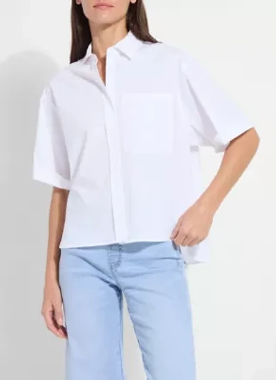 CORINNA OVERSIZED CROPPED SHIRT