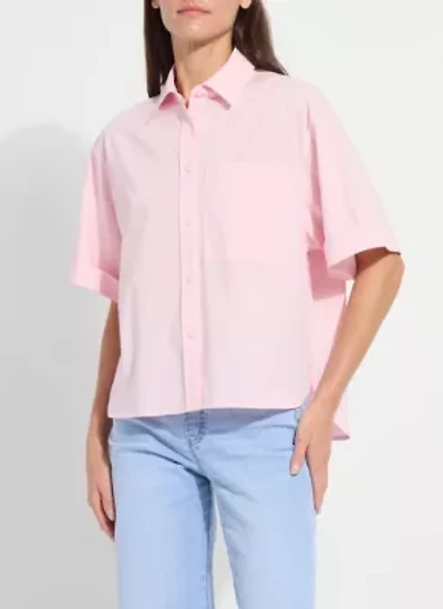 CORINNA OVERSIZED CROPPED SHIRT