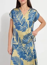 CATRIONA TULIP SLEEVE PRINTED TOP