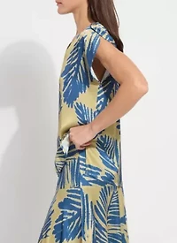 CATRIONA TULIP SLEEVE PRINTED TOP