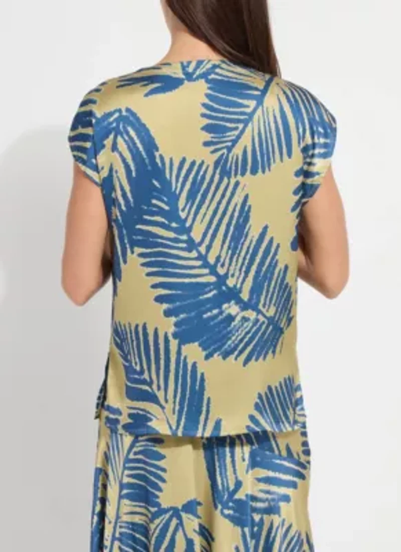 CATRIONA TULIP SLEEVE PRINTED TOP