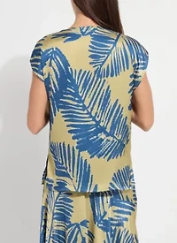 CATRIONA TULIP SLEEVE PRINTED TOP
