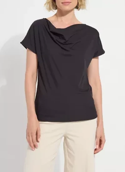 ENSLEY COWL NECK TOP