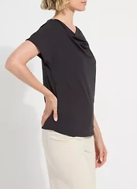 ENSLEY COWL NECK TOP