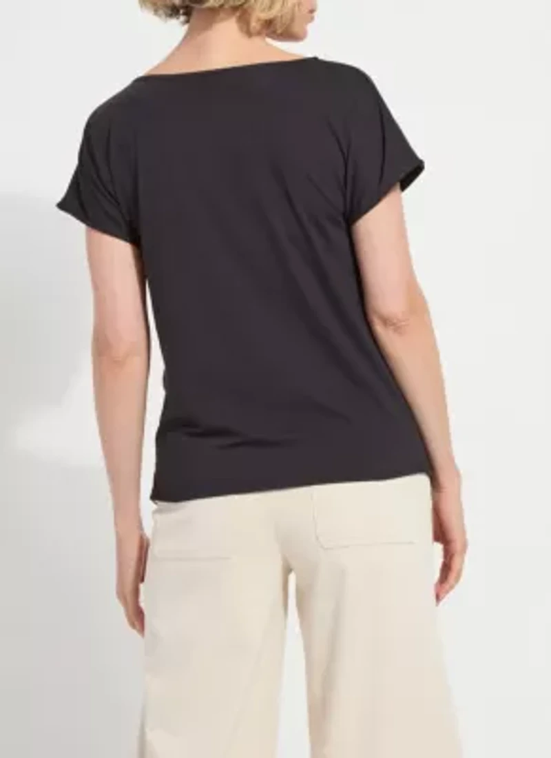 ENSLEY COWL NECK TOP