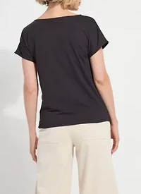 ENSLEY COWL NECK TOP