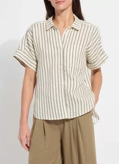 ADLEY LINEN BOXY SHIRT
