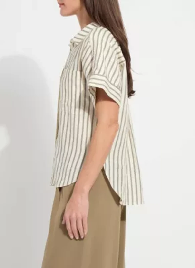 ADLEY LINEN BOXY SHIRT