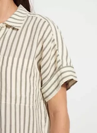 ADLEY LINEN BOXY SHIRT