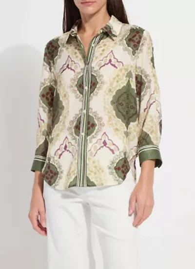 ISHANI ROLL TAB PRINTED SHIRT