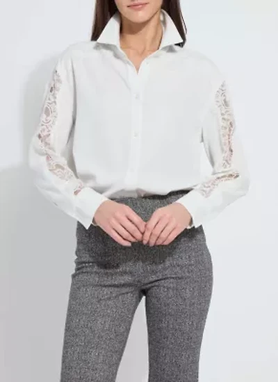 Natasha Lace Trim Shirt