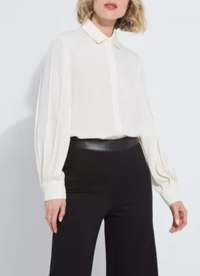 Ivette Pleated Balloon Slv Blouse