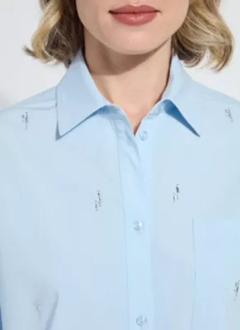 Skye Crystal Embellished Shirt