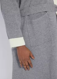 Juliette Fringed Sweater Coat Curvy