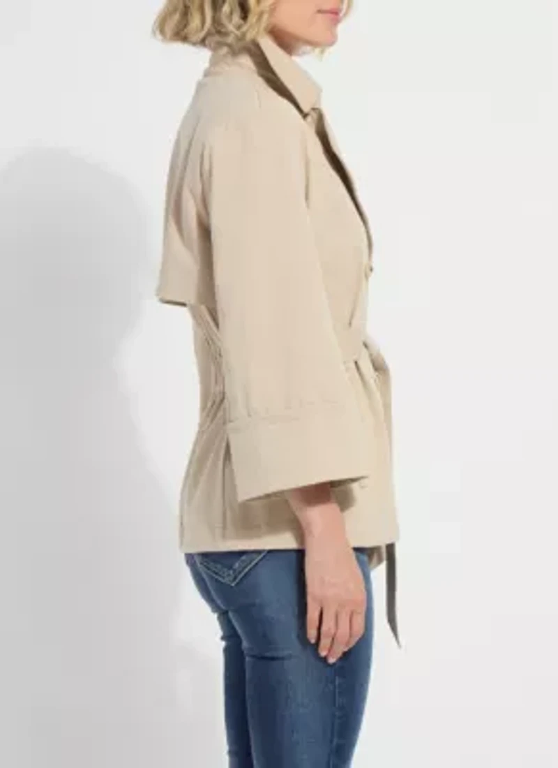 DAKOTA COTTON CROPPED TRENCH