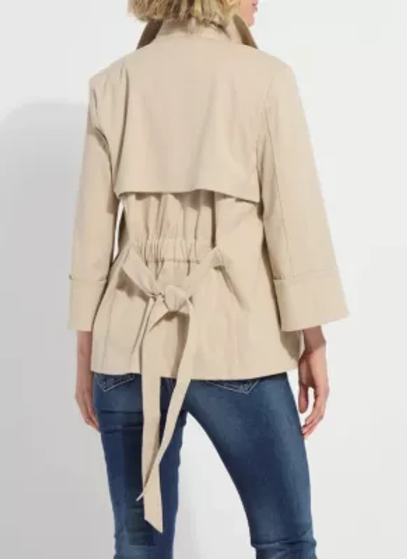 DAKOTA COTTON CROPPED TRENCH