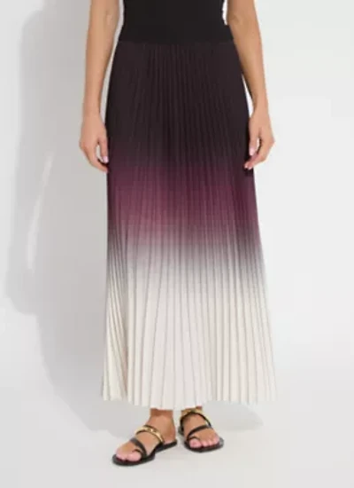 FORTUNATA PACKABLE PLEATED CHIFFON SKIRT