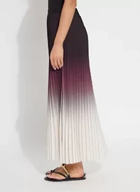 FORTUNATA PACKABLE PLEATED CHIFFON SKIRT