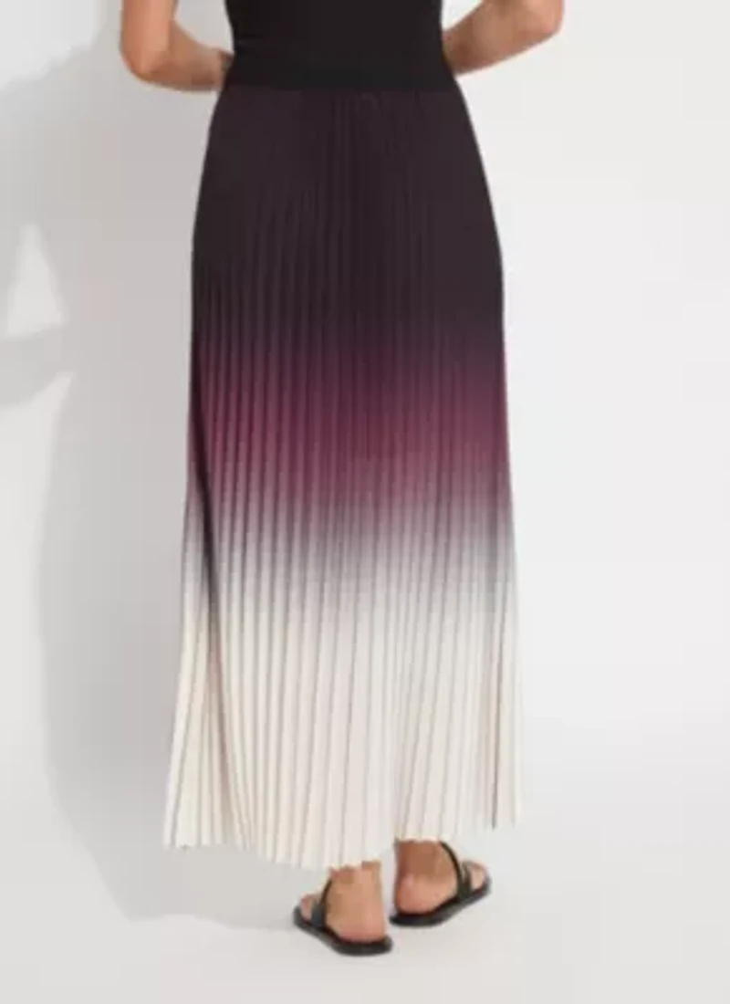 FORTUNATA PACKABLE PLEATED CHIFFON SKIRT