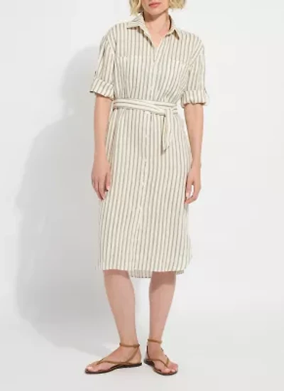 JUNIPER LINEN TUNIC SHIRTDRESS