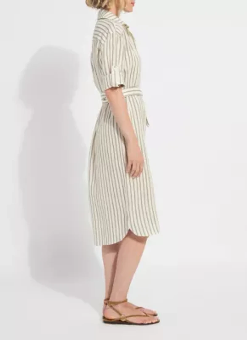 JUNIPER LINEN TUNIC SHIRTDRESS