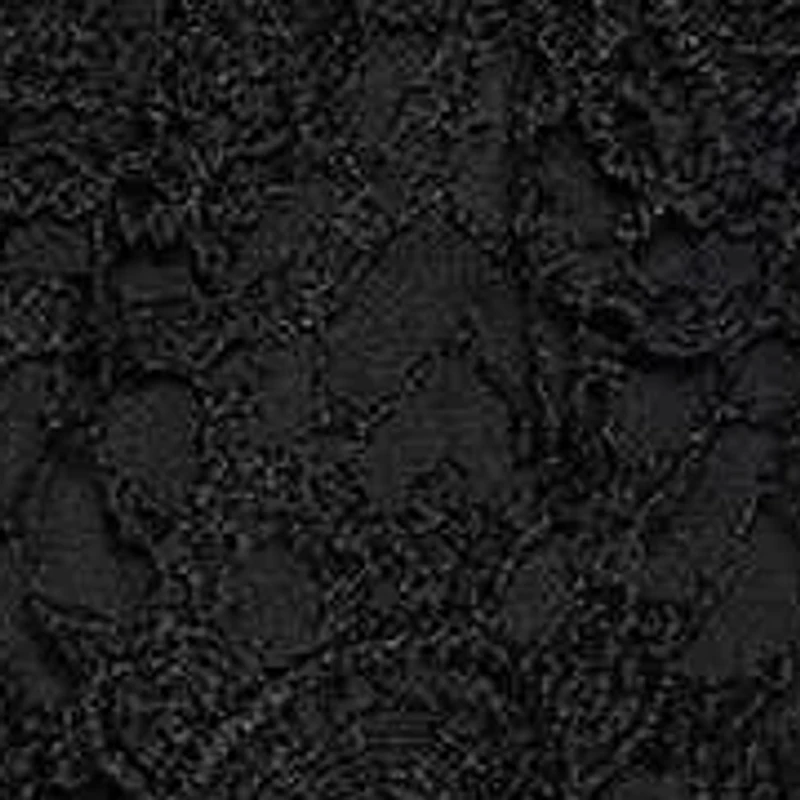 Lace-Front Mock-Neck Top