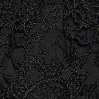 Lace-Front Mock-Neck Top