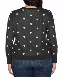 Plus Tiny Hearts Sweater