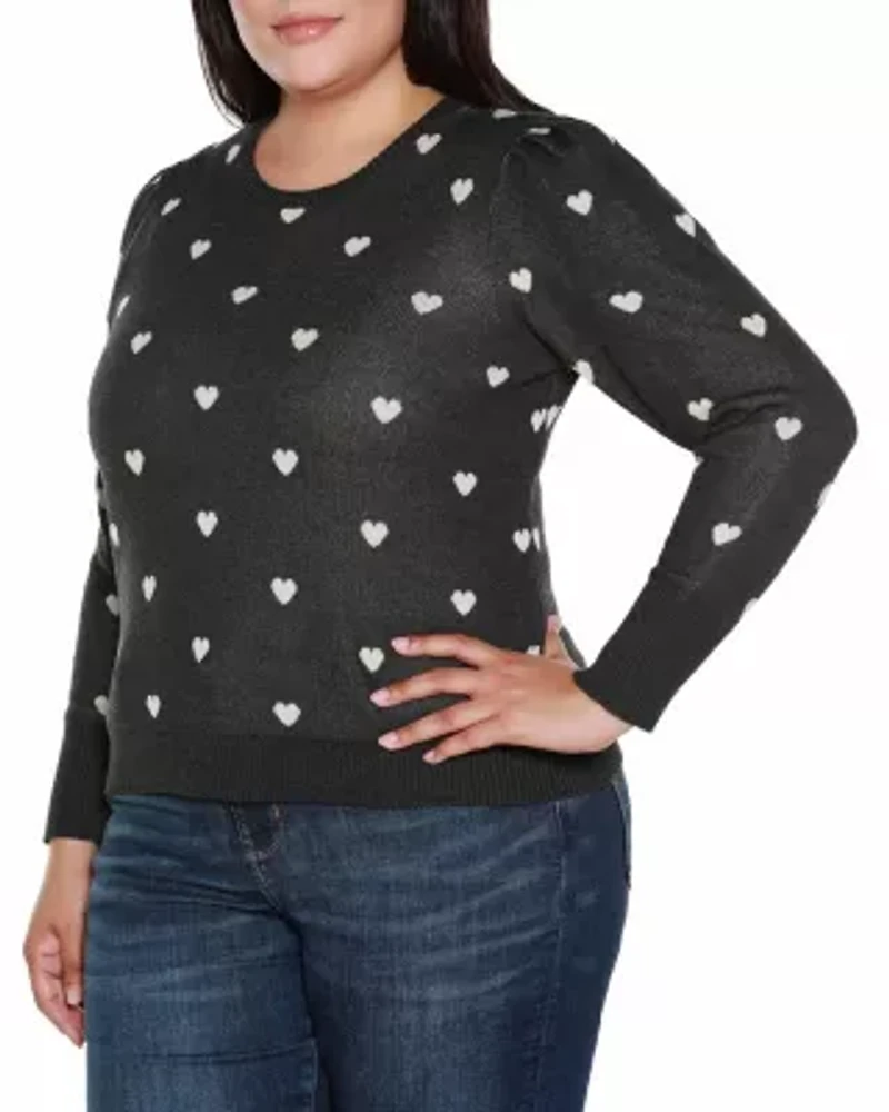 Plus Tiny Hearts Sweater