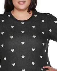 Plus Tiny Hearts Sweater