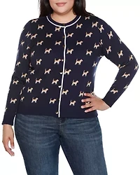 Plus Fetch-ing Fun Cardigan Sweater
