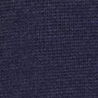 Woven-Collar Twofer Sweater