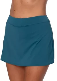 Solid Swim Skort