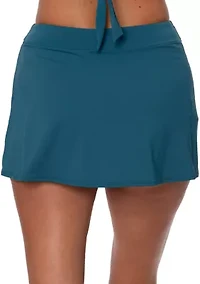 Solid Swim Skort