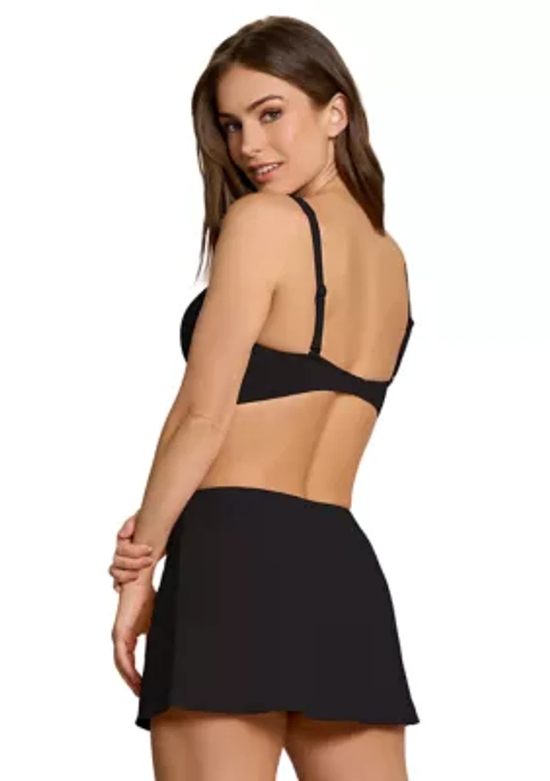 Solid Swim Skort