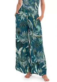 Women's Palm Toile Josephine Cover Up Pants