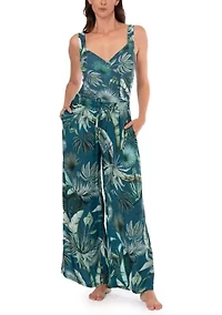 Women's Palm Toile Josephine Cover Up Pants